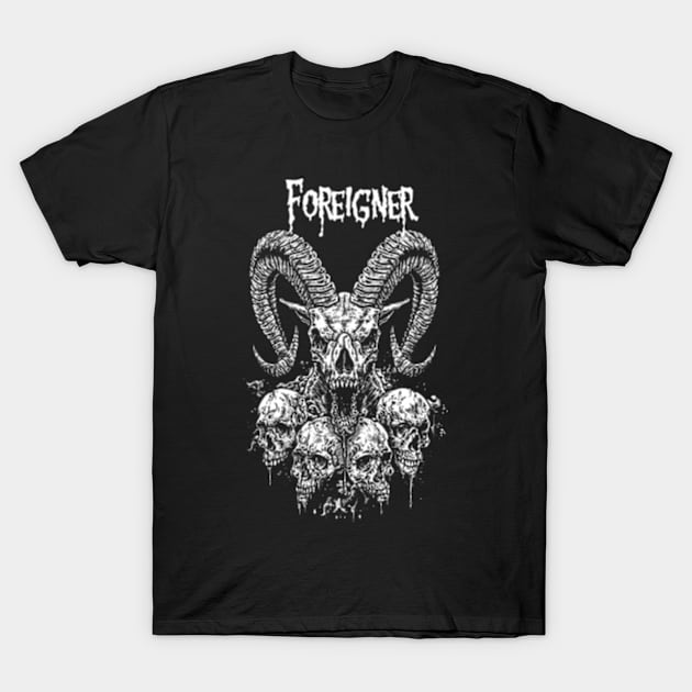 Devil Goat  Foreigner T-Shirt by Hous One